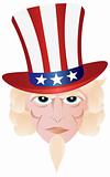 Fourth of July Uncle Sam Illustration