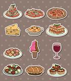 Italy food stickers