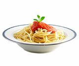 spaghetti with sauce 