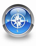 Compass glossy icon