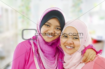 Happy Muslim women
