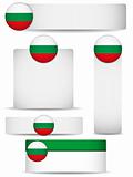 Bulgaria Country Set of Banners