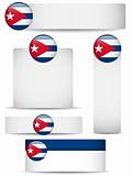 Cuba Country Set of Banners