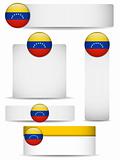 Venezuela Country Set of Banners
