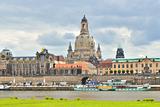 Dresden. Elbe river embankment