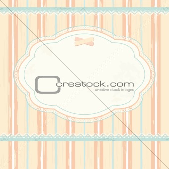 Vector background in shabby chic style 