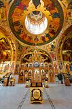 Inside Curchi Monastery, Orhei, Moldova, Europe