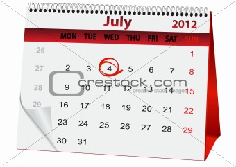 holiday calendar for 4 July