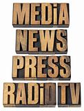 media, news, press, radio and tv