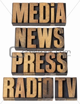 media, news, press, radio and tv
