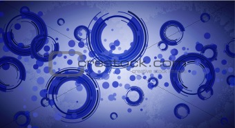 Vector abstract blue background. Eps10 illustration