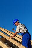 Carpenter building roof structure