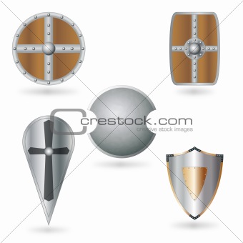 Set of shields