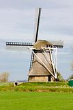 windmill near Broeksterwoude, Friesland, Netherlands