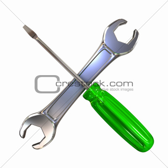 Screwdriver and Screwrench