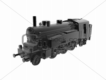 retro steam train