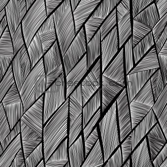 Seamless pattern black and white.