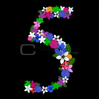 floral numeral