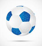 abstract soccer ball
