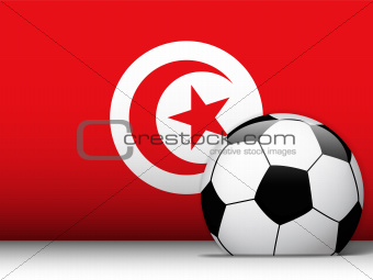 Turkey Soccer Ball with Flag Background