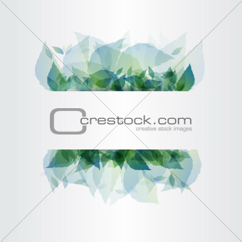 Abstract leaf background 