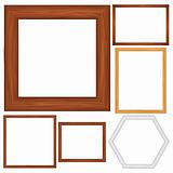 Wooden frames