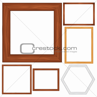 Wooden frames