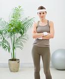 Portrait of fitness woman