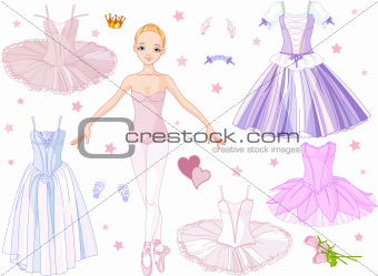 Ballerina with costumes 