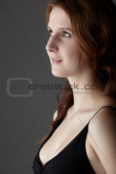 Adult redhead woman