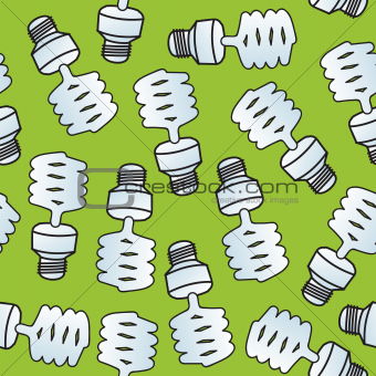 Seamless Cartoon CF Bulbs