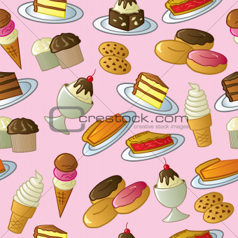 Seamless Sweets Pattern