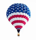 hot air balloon usa flag 