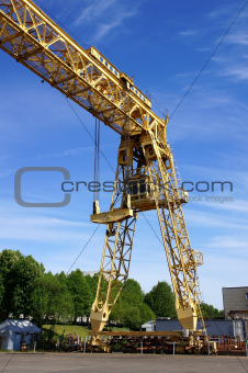 The industrial crane