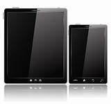 BlackTablet PC and Mobile Phone