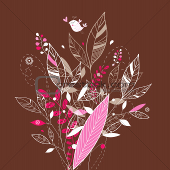 graphic leaves
