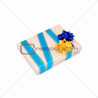 Beige gift box