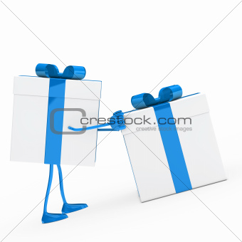 figure push gift box