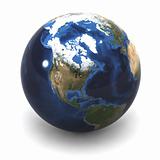 USA Earth Globe