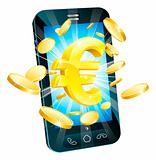 Euro money phone concept