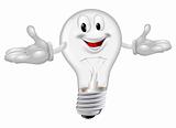 Light bulb mascot