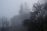 Chapel in the fog