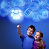 Kids accessing cloud applications