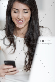 Young woman in business