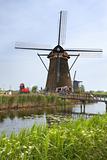 Restoration of historic windmill at Kinderdijk