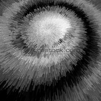 Spiral burst movement. Abstract background.