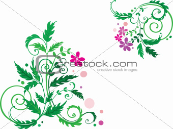 Decorative flower background