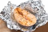 fish in foil