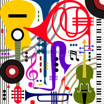 Abstract musical instruments