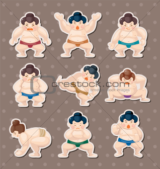 sumo player stickers